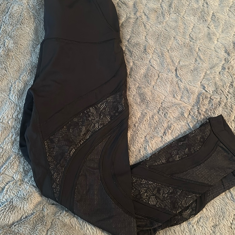 Lululemon leggings with lace